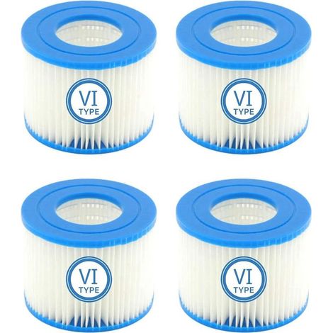 Filtre de Piscine pour Bestway VI, Cartouches filtrantes de Rechange pour Piscine pour Bestway 58323, 4PCS (1/5)