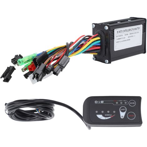 Contrôleur 3 modes 36 V/48 V CC 17 A avec panneau S810, contacts magnétiques FT 8C et accélérateur 109R pour moteur de 250 W à 350 W (1/5)