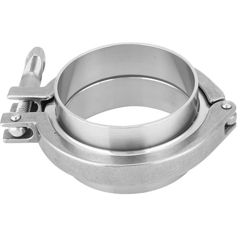 Collier de serrage 3 pouces, raccord pour tuyau de 76 mm, embout en acier inoxydable sanitaire, pour brassage amateur (1/5)