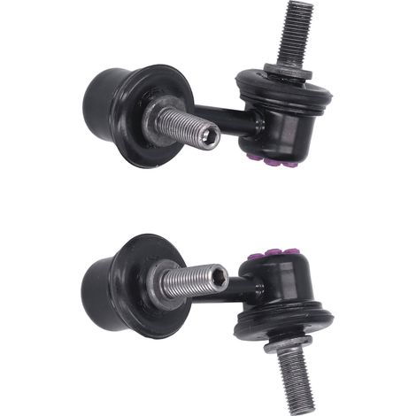 Barre stabilisatrice avant x2, axe de liaison 51320SNAA02 compatible Honda Civic 8e génération 2005-2012, kit remplacement châssis, couleur noire, sans soudure. (1/5)