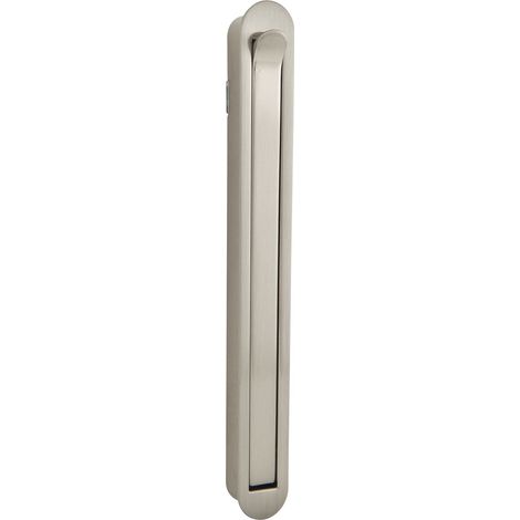 Sun-Chain Kleiderhaken klappbar Mitnal, Höhe 140mm - Wandhaken zum Einlassen - Klapphaken, Zinkdruckguss Edelstahl Effekt