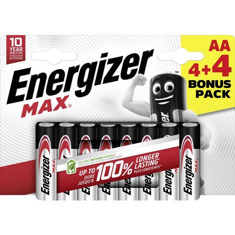 Energizer Pile LR6 (AA) 1.5 V 8 pc(s) (1/3)