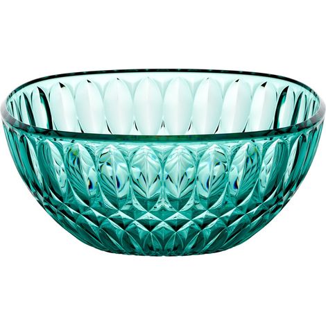 Vanity Behälter Ø21 cm in aquamarin, 21x21x9,3