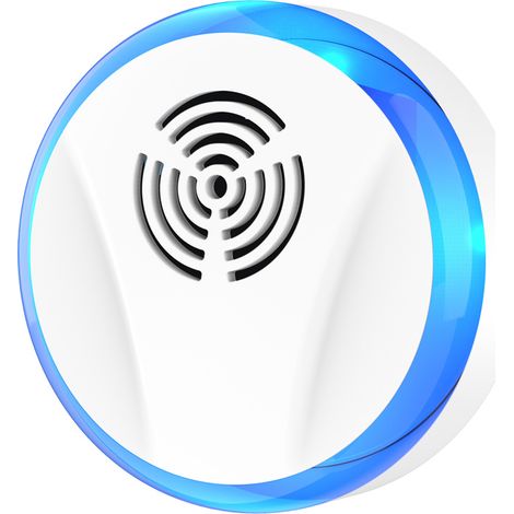 Répulsif Électronique À Ultrasons - Pour Intérieur - Couverture 150 M² - Lumière De Nuit Bleue - 1 Pièce (1/5)