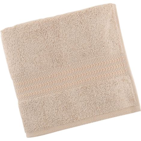 Manopla de baño Towel 100% Algodón Beige 500 gr/m² (1/3)
