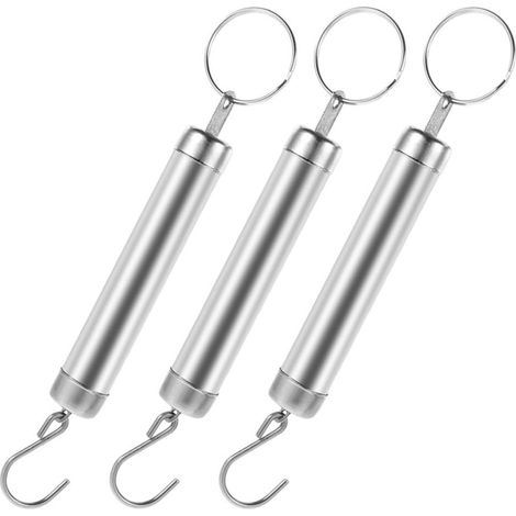 3 Pièces Balance Alimentaire Suspendue Mécanique en Acier Inoxydable (1/5)
