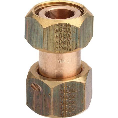 Viega Racor de conexión Raxofix, G 3/4 Bronce rojo Modelo 2026.7, 274665