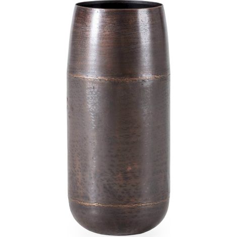 Elegance d'un Vase Fer Esprit Bronze Ancien - Nuance Bronze Chic et Intemporelle (1/2)