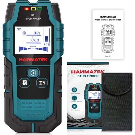 Wanddetektor, 4-in-1-Wandscanner zur Ortung von Metallen, Holzankern und Elektrokabeln CA-Crezuo (1/4)