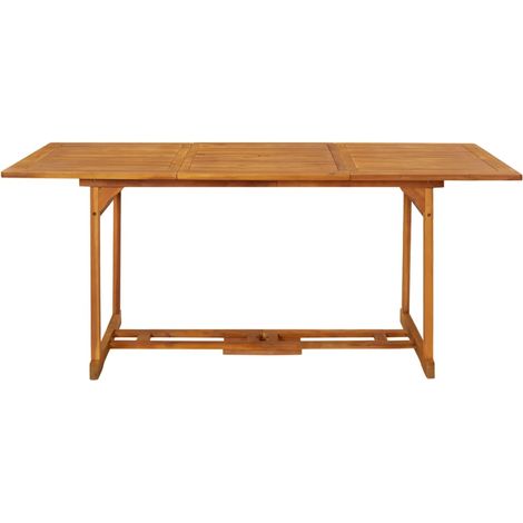 Maison Exclusive - Garten-Esstisch 180x90x75 cm Massivholz Akazie (1/5)