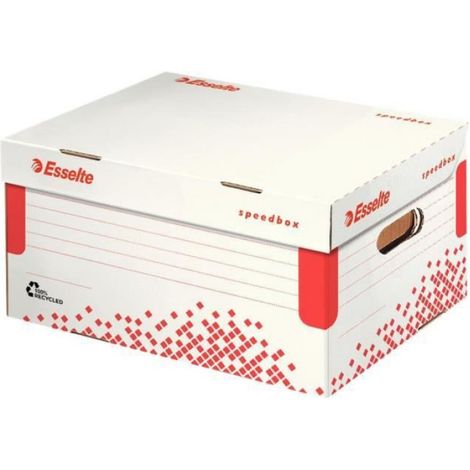 Boîte D Archive - A4 Foolscap - Carton Blanc - Pour Rangement Documents Bureau - 1 Pièce (1/2)