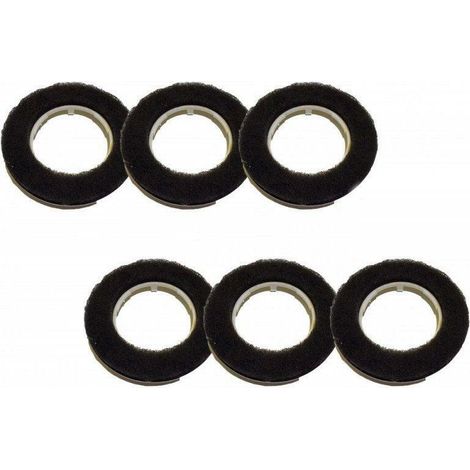 Spazzole abrasive ricambi pulilux folletto pl515 6pz compatibili (1/3)