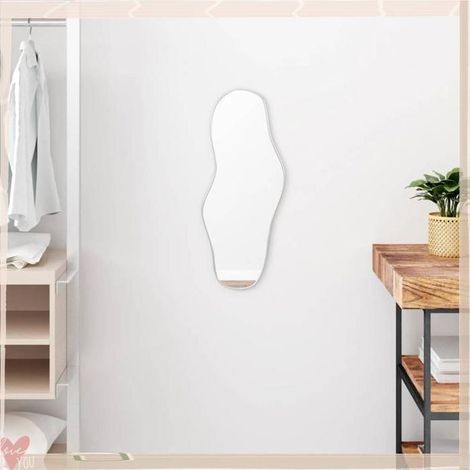 348254 Miroir mural Argenté 60x25 cm (1/5)