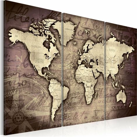 Tableau voyages d'or - 120 x 80 cm (1/4)