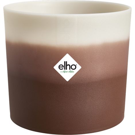 Elho Colour Gradient Rond 16 - Marron - L 16 x B 15.9 x H 15 cm - intérieur - 100% recyclé (1/3)