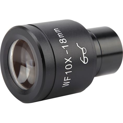 WF10X/18mm Biologisches Mikroskop Weitwinkel-Okular mit hohem Okularpunkt (1/5)