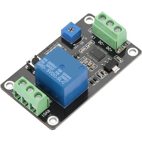 Relais temporisé à verrouillage automatique, temporisation marche/arrêt, circuit intégré Super 555, 5 V CC