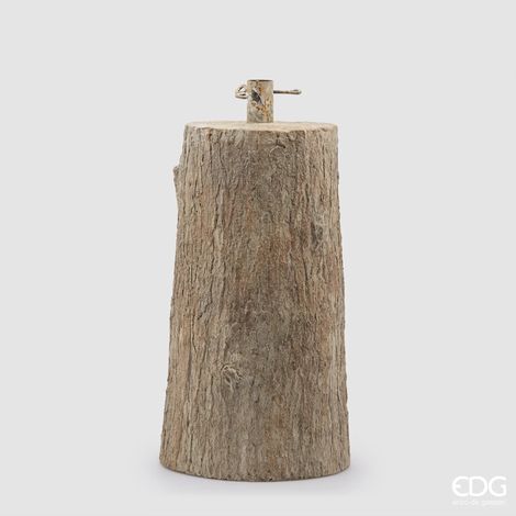 EDG Enzo De Gasperi Base per Albero Natale Tronco per Pino H 55 Cm D 30 Cm 14 Kg Natural (1/9)