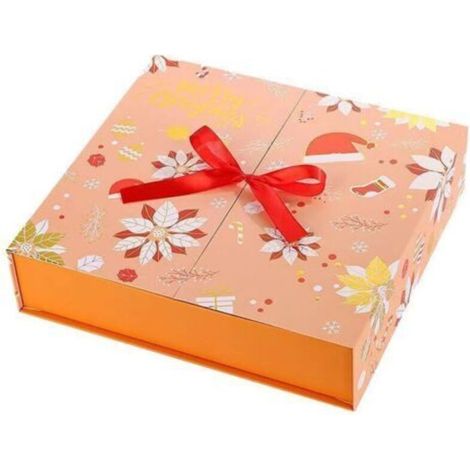 Calendrier de l'Avent, compte à rebours, boîte surprise, bonhomme de neige, breloques plates, idée cadeau de Noël (jaune) (1/5)