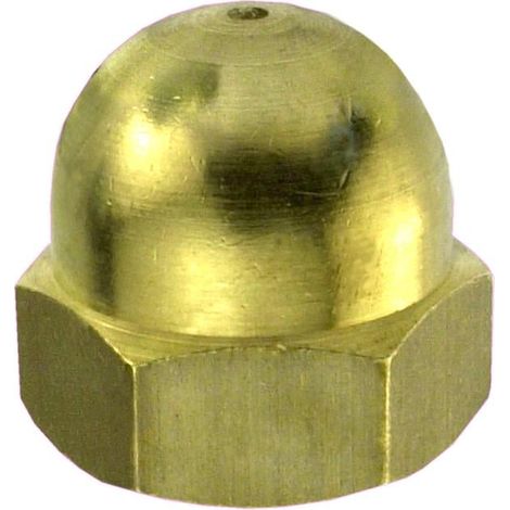 Connex Hutmuttern M5 Messing - 6 Stk. Muttern