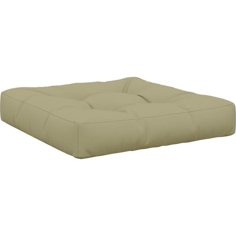 Coussin de siège 1 pièce VIANEN 100 % polyester Vert clair – canapé