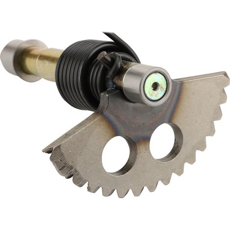 GOOFIT motorcycle starter shaft assembly for GY6 125cc and 150cc models. Length: 129mm (1/4)