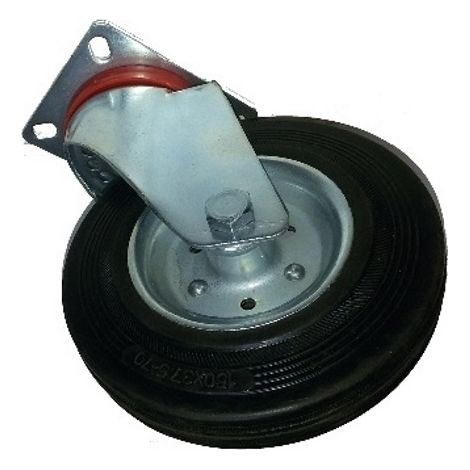 RUOTA CON RIVESTIMENTO IN GOMMA 150x40 IN GOMMA PIENA MARCA AVO MADE IN ITALY (1/2)