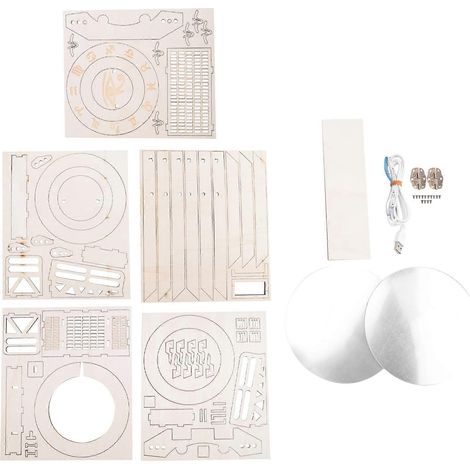Serre-livres, décorations, lampes de table, cadeaux, serre-livres lumineux LED en forme de portail stellaire, porte galactique à double sens, créations originales (1/5)