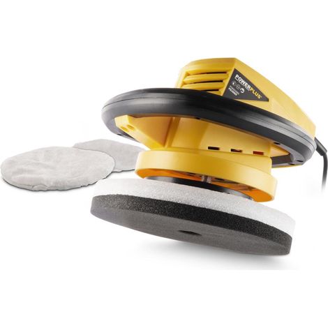 Powerplus electric angle polisher POWX04960 - 120W - 240mm - power tool, car accessory, with 2 acc. (1/5)