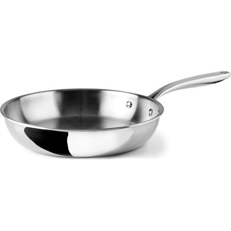 Poêle inox 28cm - Lacor - 60858 (1/3)