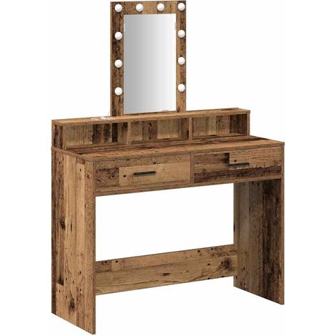 Maison Exclusive - Schminktisch mit Speicher Braun 100 x 41 x 140