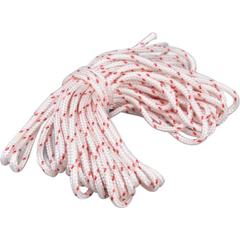 Corde de démarrage en nylon de 10 m pour tondeuse à gazon, tronçonneuse et débroussailleuse, de rechange pour STIHL, 4,5 mm / 0,18 po (1/5)