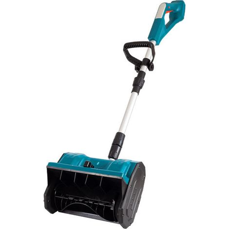 Pelle à neige électrique sans fil avec manche télescopique réglable pour terrasse, patio et allée