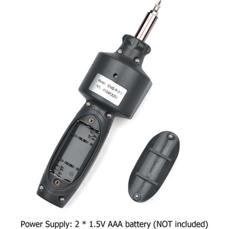 Digitales Schraubendreher-Set mit 1,2-Zoll-LCD-Bildschirm, Wendetaste, Datenspeicherung im Spitzenmodus, 10 Bits und Tragetasche für Elektriker. (1/3)