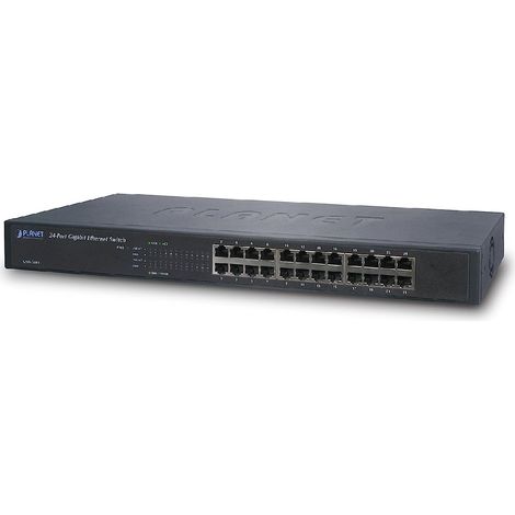4Power GSW-2401 Nero 1U Switch 24 Porte 10-100-1000