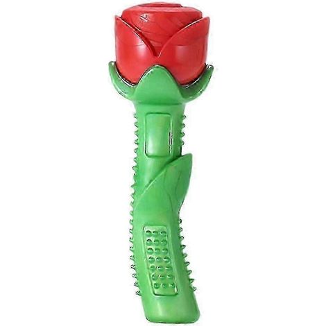 Jouet à mâcher pratique en forme de rose pour chiot, interactif, pour le nettoyage des molaires (1/5)