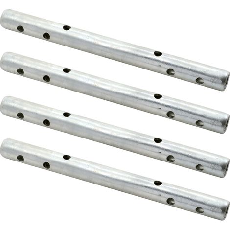 Ensemble 4 manchons de liaison poutre aluminium