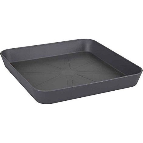 elho Loft Urban Soucoupe Carrée 28cm - Anthracite (1/3)