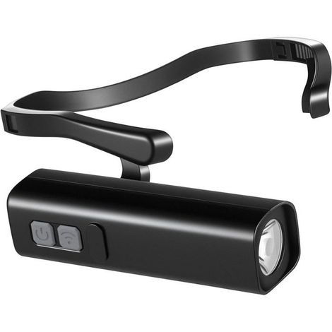 Lampe Frontale LED Rechargeable 1200mAh Capteur Mouvement IPX4 Large Faisceau 90° Pêche Camping Course Randonnée (1/5)