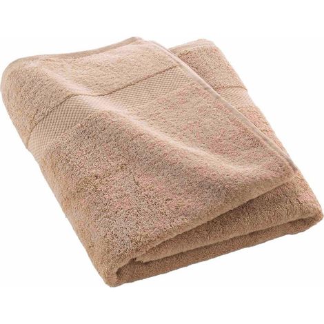 Drap de Bain "Elegance" 90x150cm Noisette (1/5)