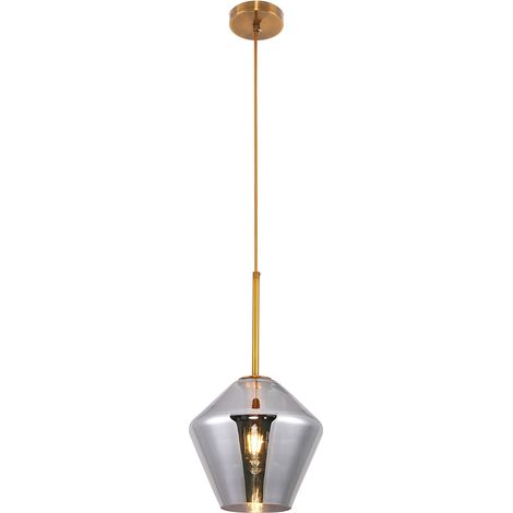 Kristall-Deckenlampe - Diamant-Design-Pendelleuchte - Alon Grau transparent