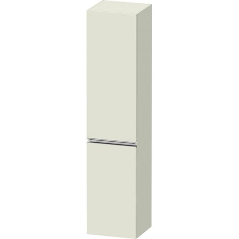 Duravit Sivida armario alto, tirador cromado, bisagra derecha, 2