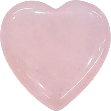 Pierres Décoratives - Forme Cœur - En Pierres Semi-précieuses Naturelles - Pour Décoration De Pot À Fleurs Aquarium Bureau - Lot De 6 (1/3)