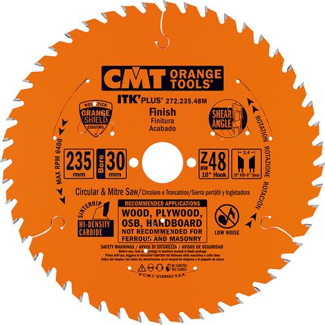 272.235.48M LAME CIRCULAIRE ITK PLUS HW 235X2.4X30(+25) Z=48 ATB+SHEAR