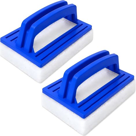 cepillos para limpiar piscinas con mango, 14,5 cm (1/5)