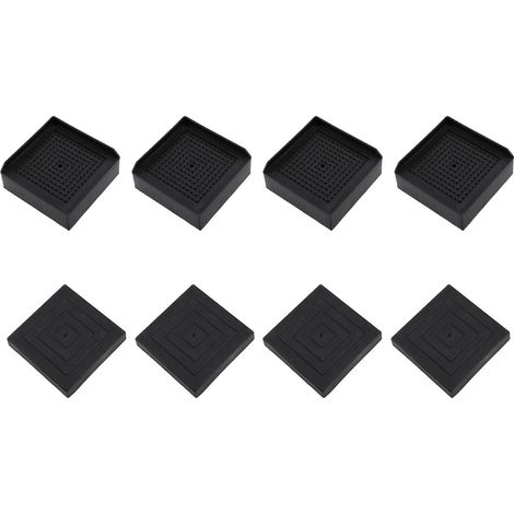 4 ensembles coussinets support pieds table antidérapants, rehausseurs meubles, protections sol lit canapé chaise 4cm/1,6 pouces (1/5)