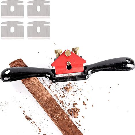 Outil à Main pour Le Travail du Bois Manuel raboteuse de Bord réglable à la Main Coupe-Bois,Planer Spokeshave Ajustement (1/5)