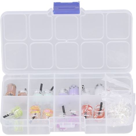 Earrings Making Supplies Kit 4 Different Colors Beverage Personalized Design Complete Accessories DIY Pendant Earrings (1/5)