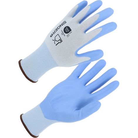 Gants spéciaux alimentaire polyamide Jauge 15 SINGER - NYMFOOD T10 (1/2)