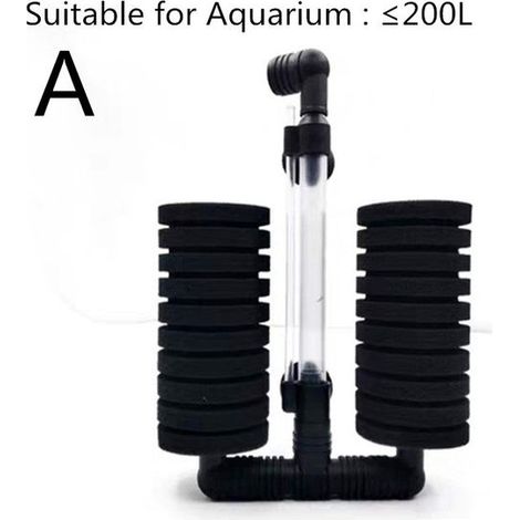 Filtre d'aquarium, pompe à air, écumeur, filtre biochimique, filtre éponge, accessoires pour aquarium, 1 pièce (type A)